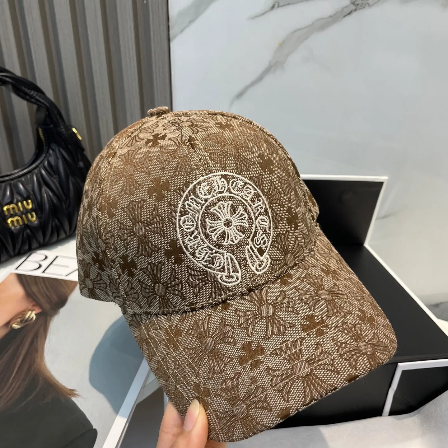 P66 Croxin's new high-quality baseball cap, high-end customized version! The same style as the internet celebrity fashion blogger! Wall crack recommended! Great quality! Head circumference 57cm